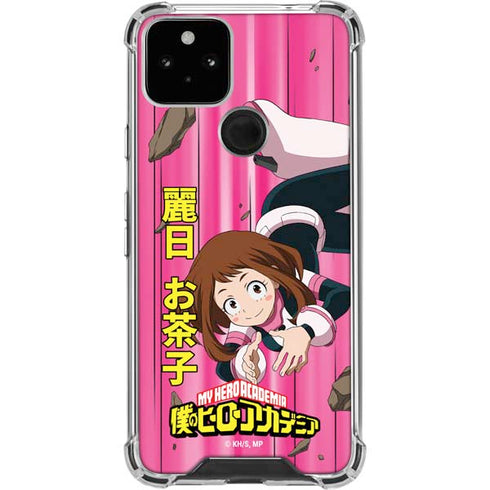 My Hero Academia Ochaco Uraraka Season 4 Google Pixel 5 Clear Case